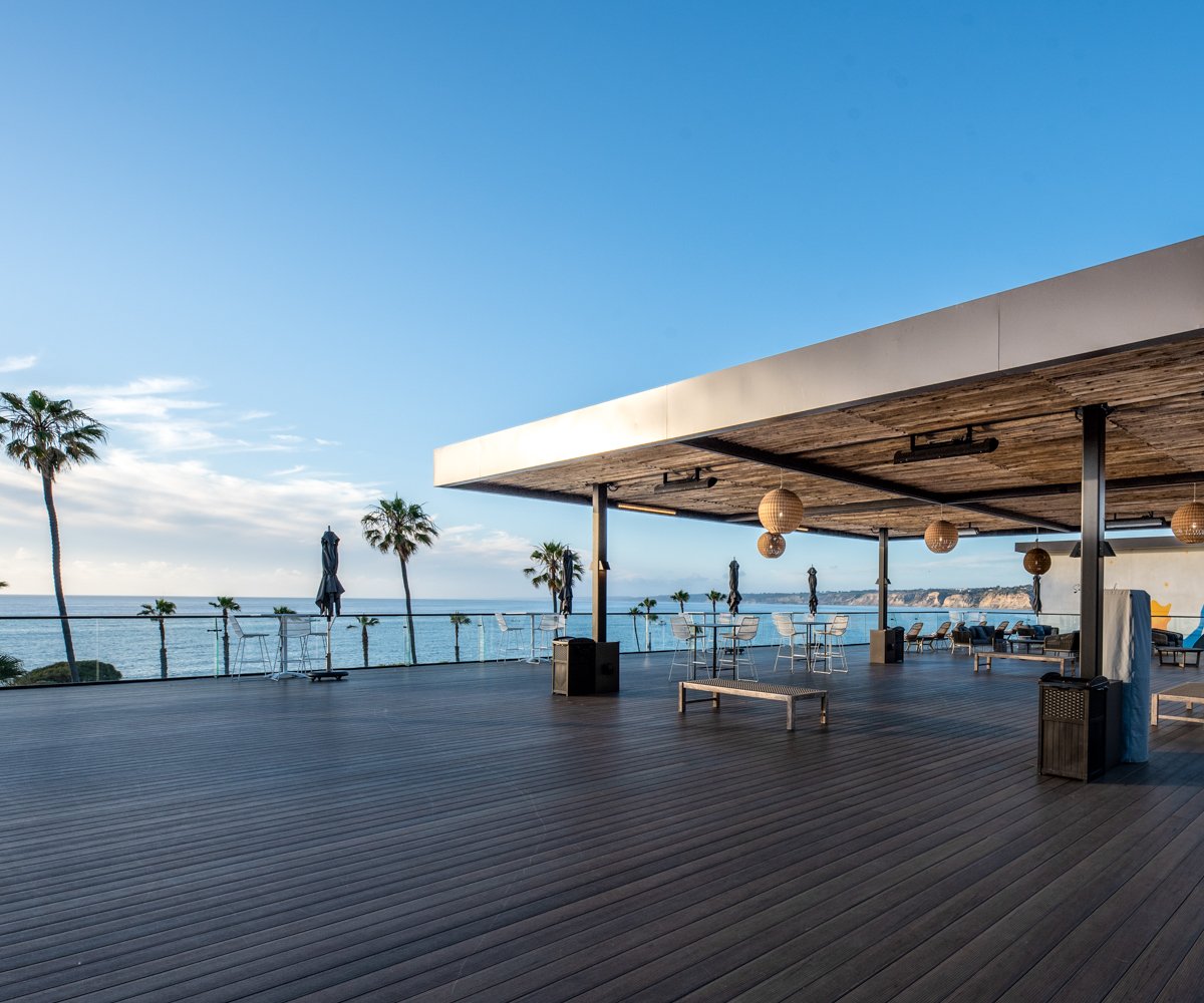 Rooftop events with panoramic ocean views - La Jolla Cove Rooftop by Wedgewood Weddings - 3