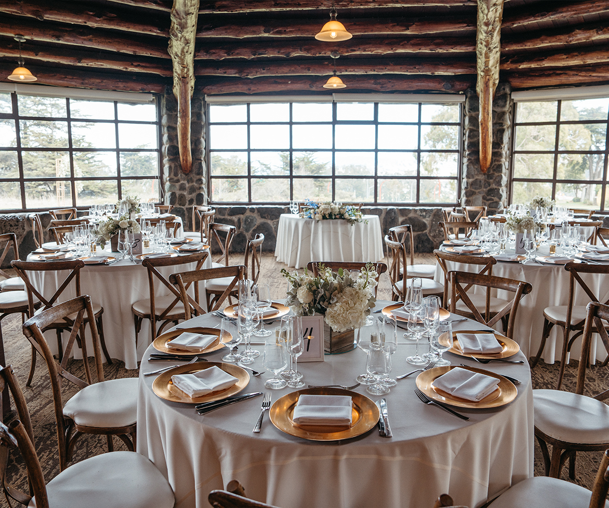Glam reception - Log Cabin by Wedgewood Weddings