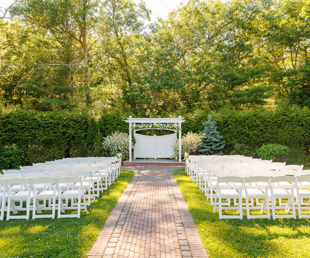 Gorgeous garden ceremony site at Miraval Gardens by Wedgewood Weddings