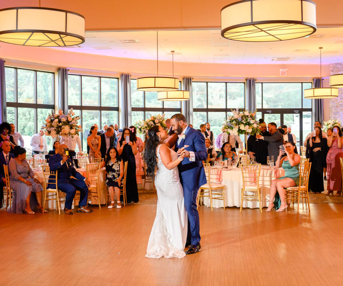 Dance the night away in the beautiful reception space at Miraval Gardens surrounded by your love ones.
