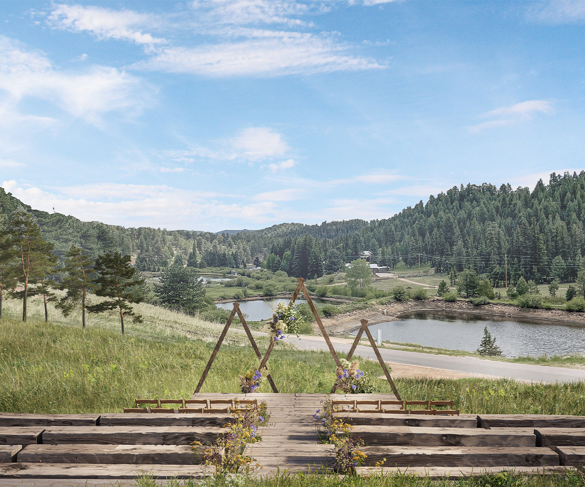 Lake View Ceremony Site Rendering