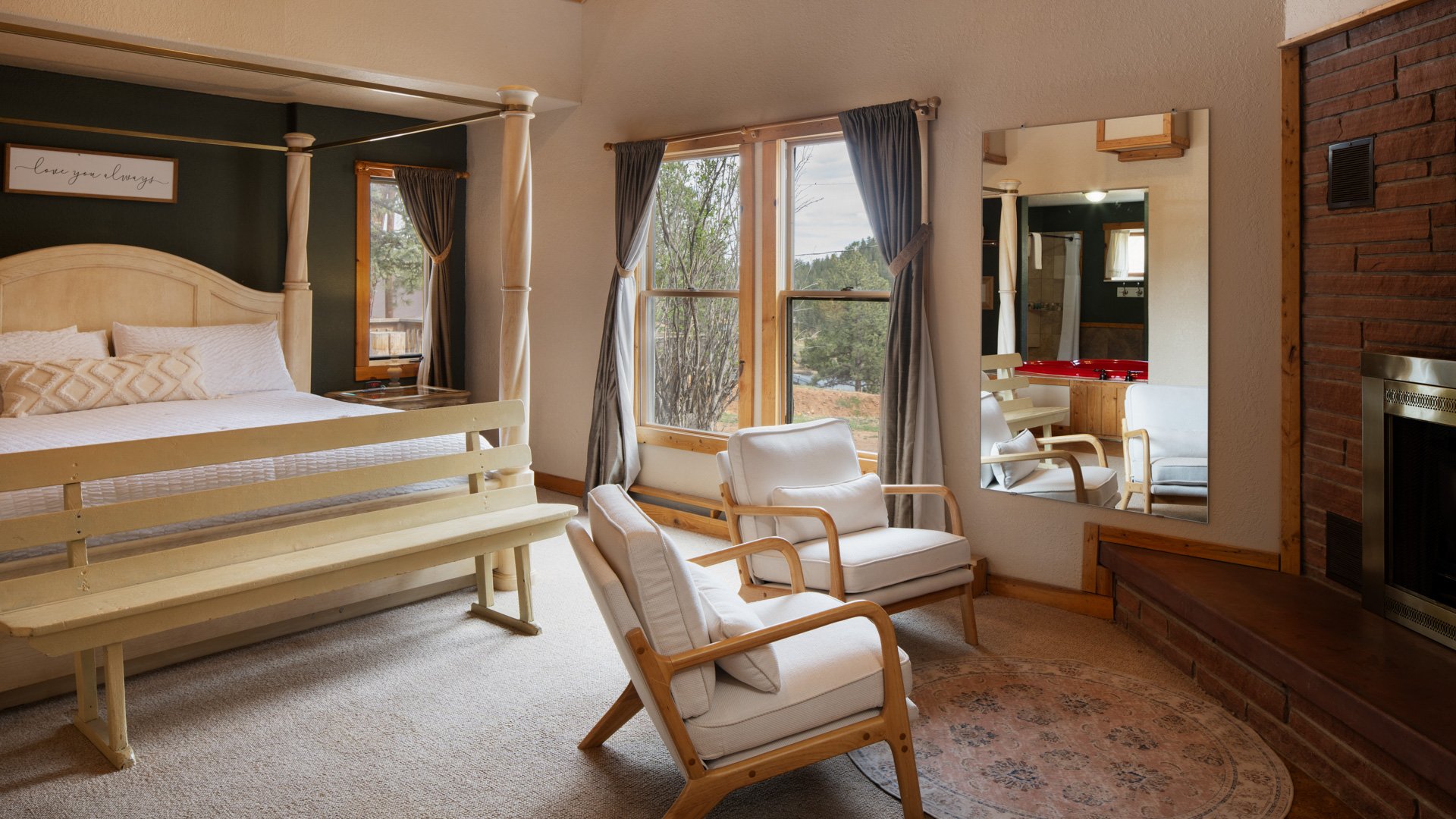 33 - Mountain View Ranch - Lakeview - MTVR  - Lakeview Cabins - Honeymoon Cabin