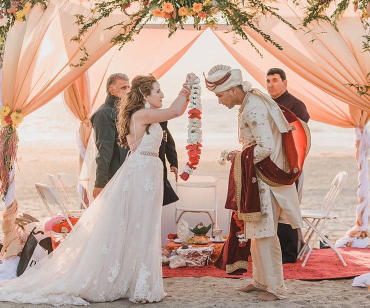 Pacific View Tower by Wedgewood Weddings Indian Wedding