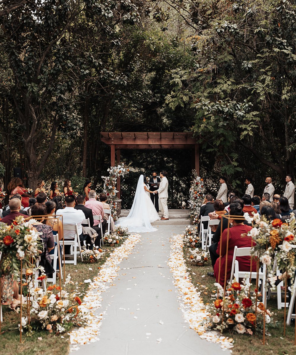 Ceremony underway at Redwood Canyon by Wedgewood Weddings