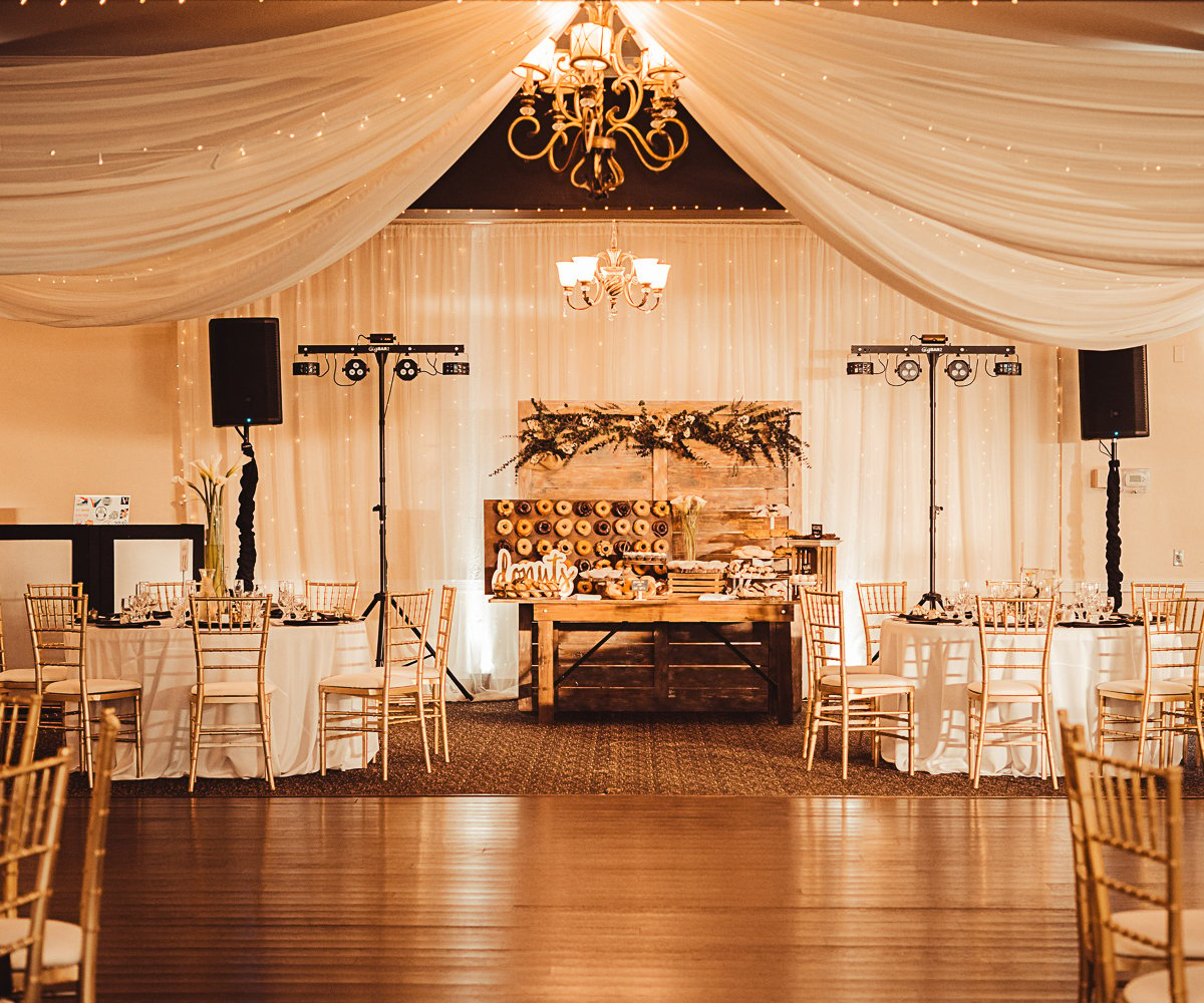Grand hall at Redwood Canyon by Wedgewood Weddings