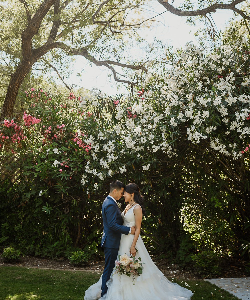 Photo op with flowers and greenery - Redwood Canyon by Wedgewood Weddings