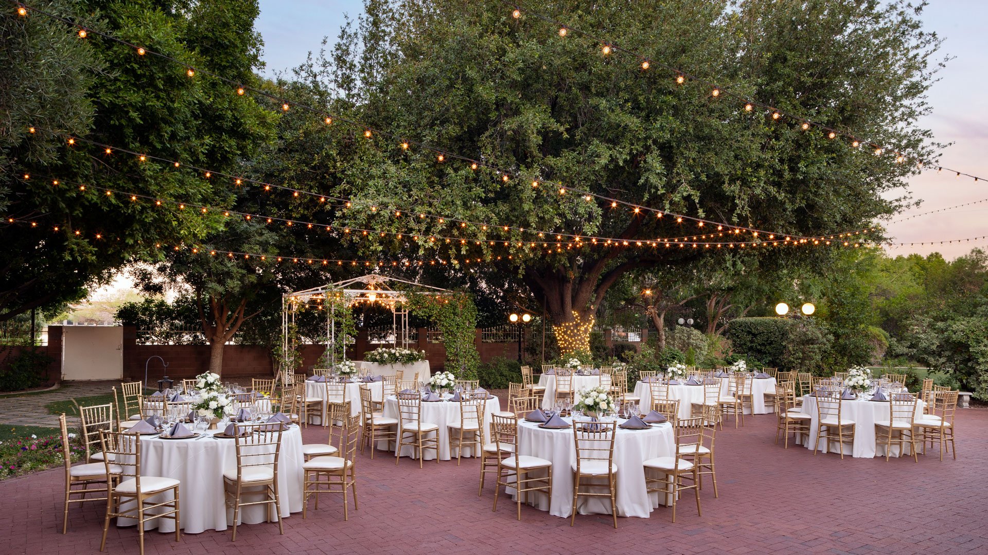 35 - Stonebridge Manor - STOB - Manor Courtyard - Outdoor Reception