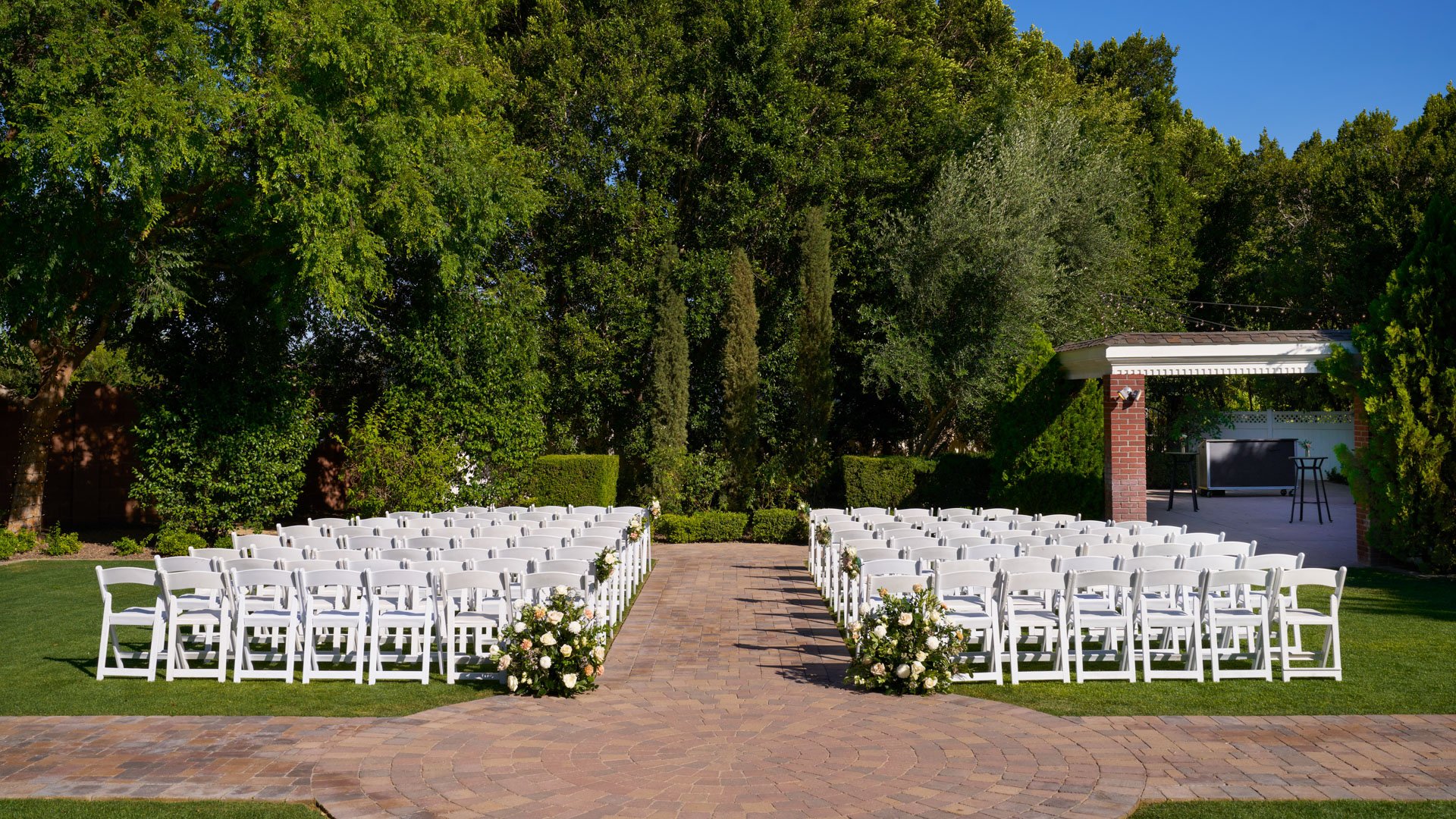 40 - Stonebridge Manor - STOB - Garden Pavilion Gazebo - Ceremony