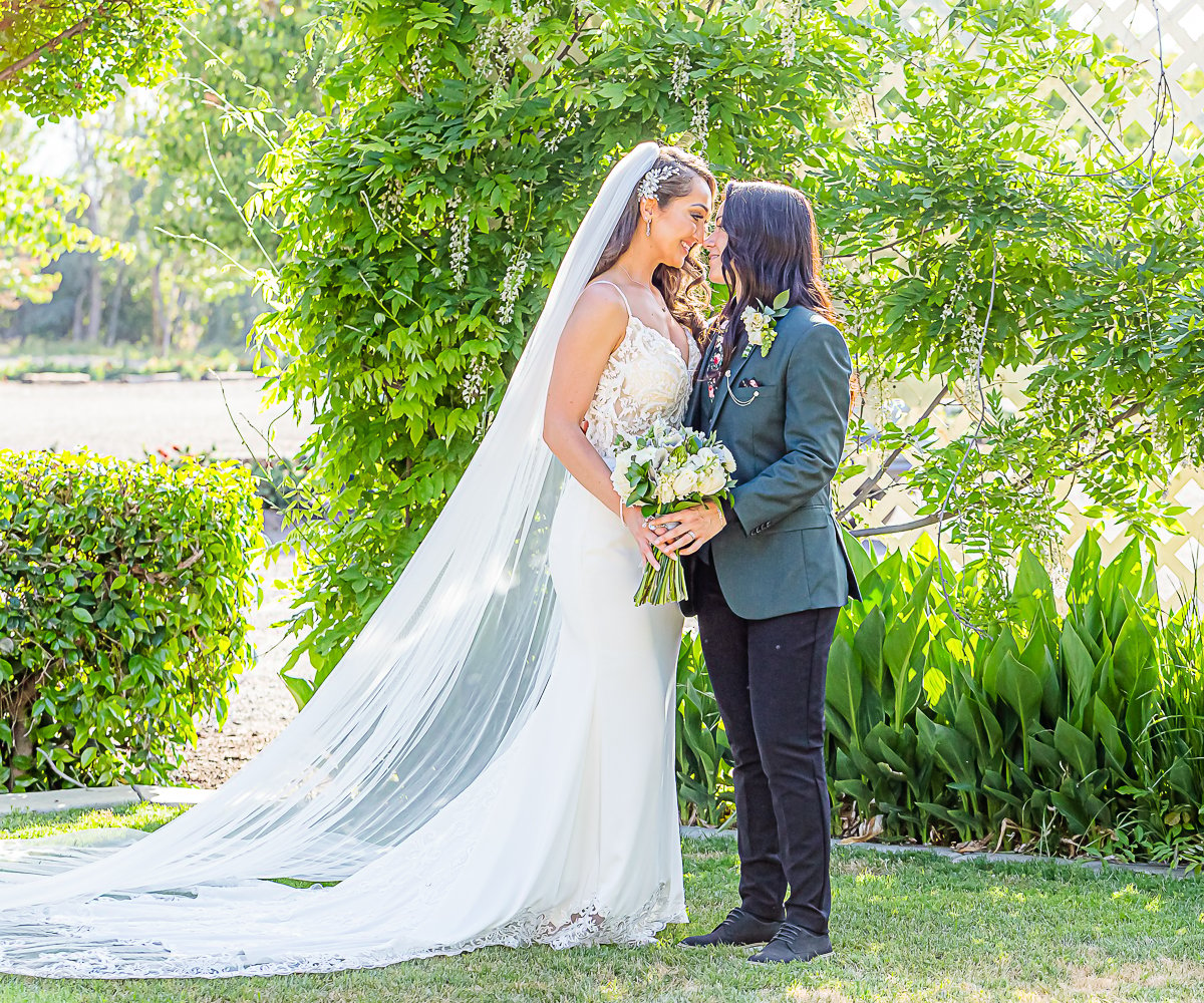 Brides and greenery at The Orchard by Wedgewood Weddings