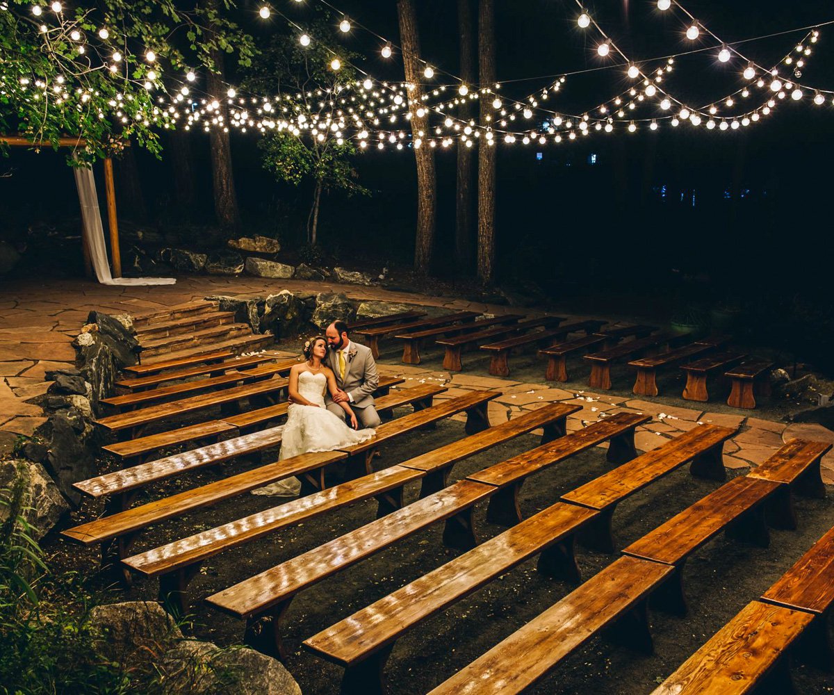 Twinkle Lights at The Pines by Wedgewood Weddings