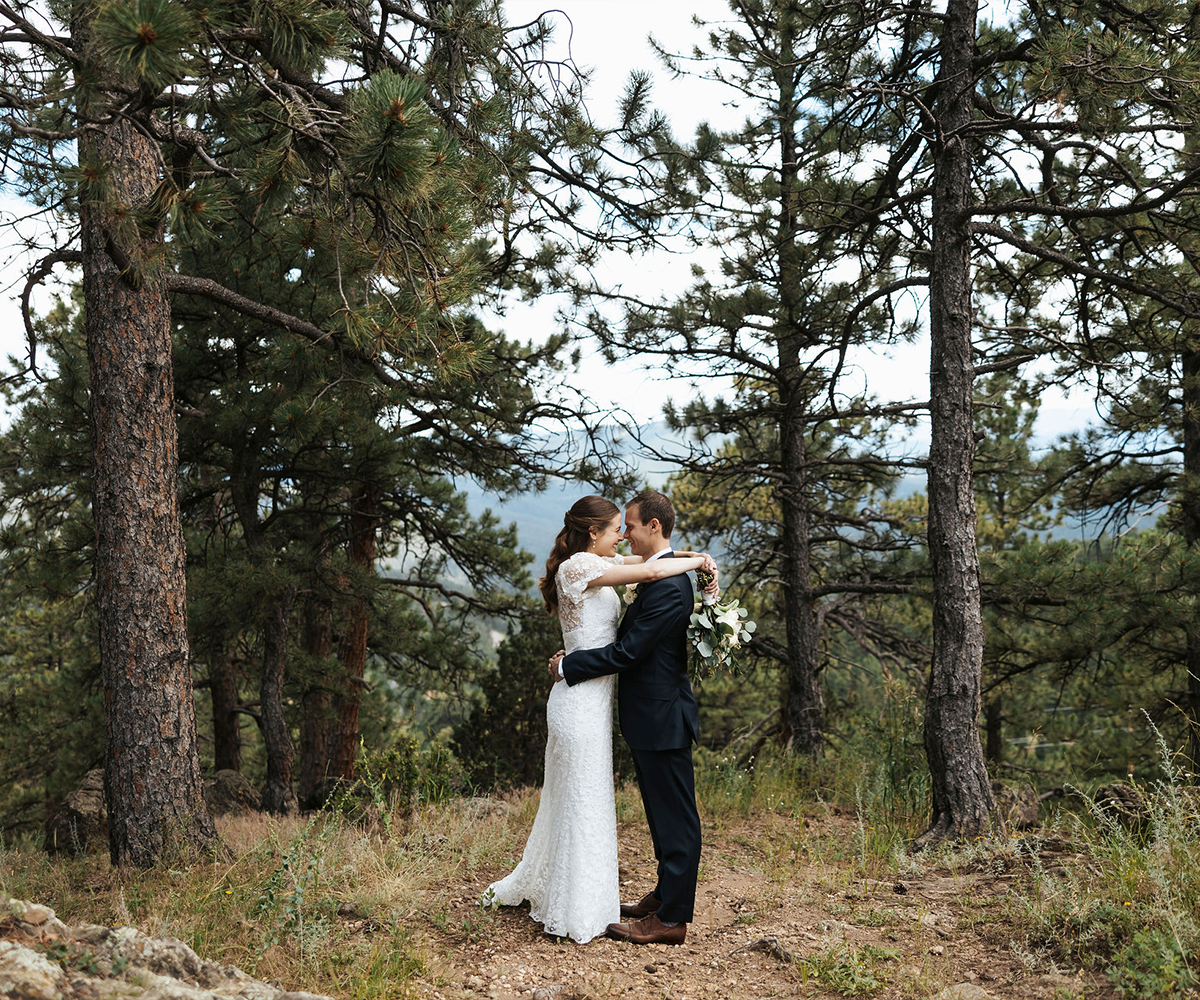 Couple with mountain view -  The Pines by Wedgewood Weddings