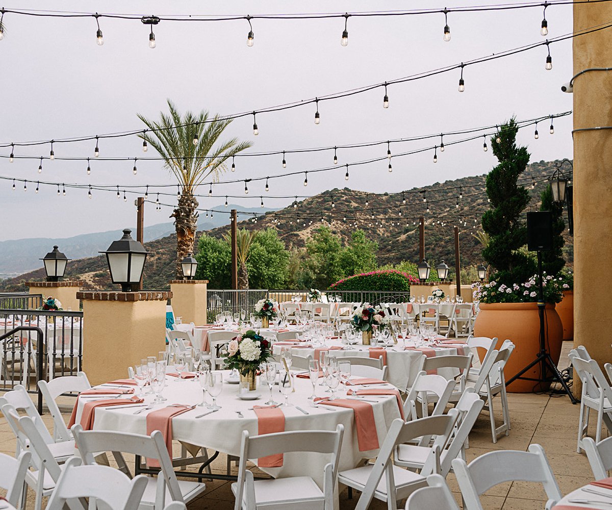 Outdoor terrace reception - The Retreat by Wedgewood Weddings