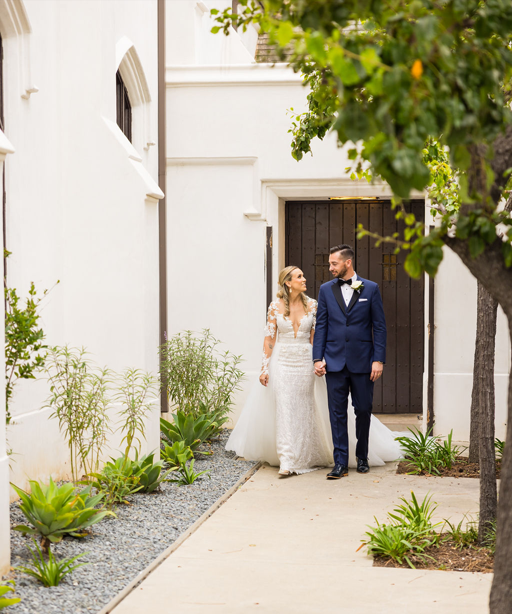 Couple outside - The Sanctuary by Wedgewood Weddings