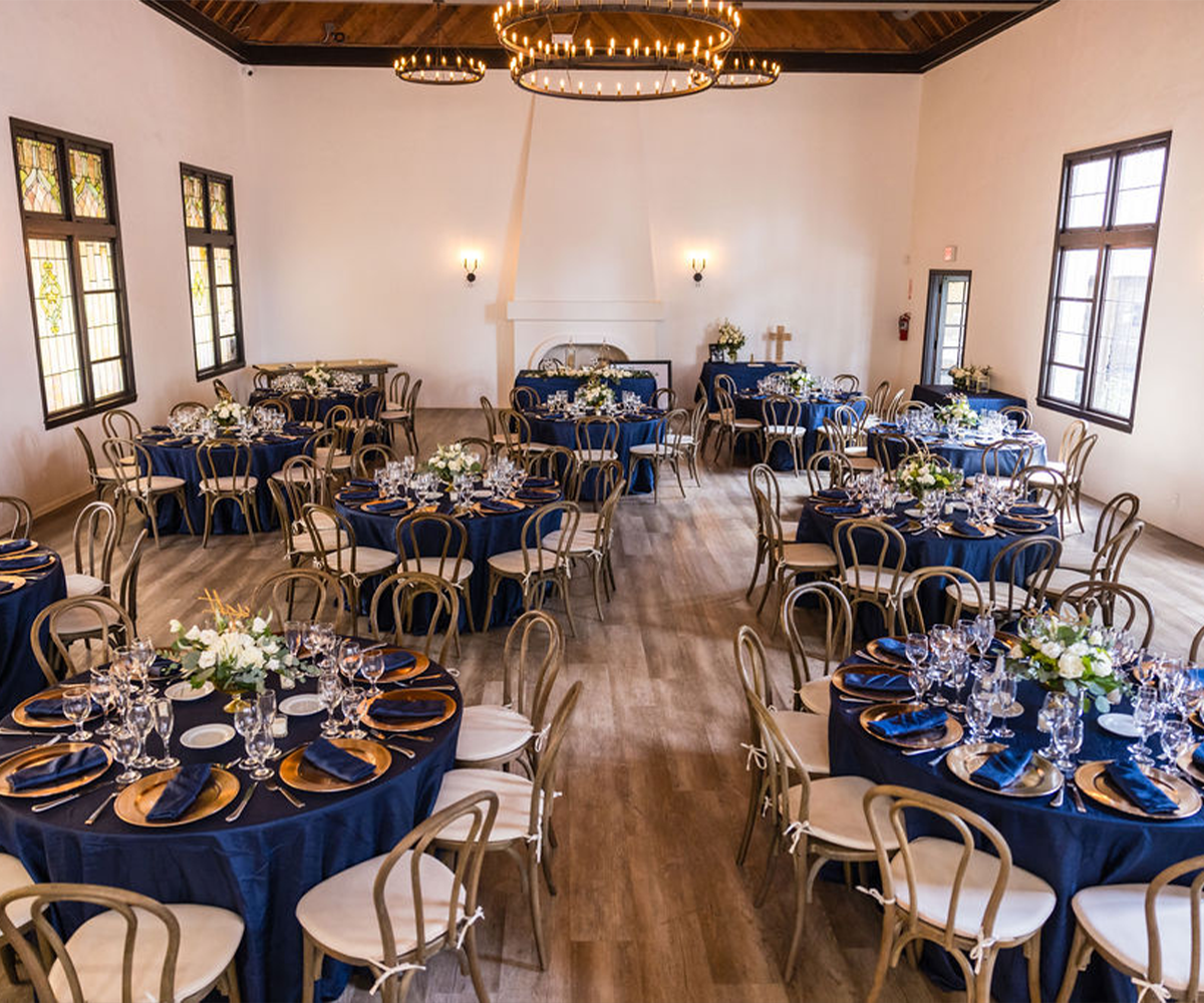 Navy and gold reception - The Sanctuary by Wedgewood Weddings