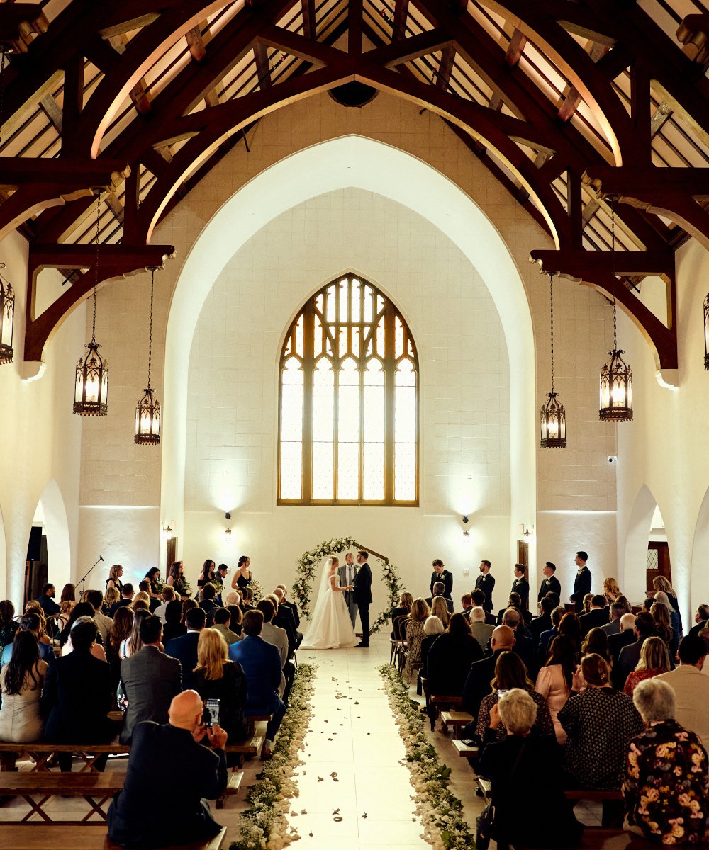 Indoor Ceremony Site at The Sanctuary by Wedgewood Weddings