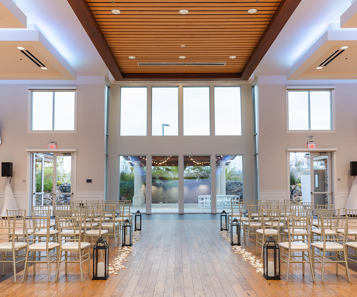 Indoor Ceremony with Decor - Union Brick by Wedgewood Weddings