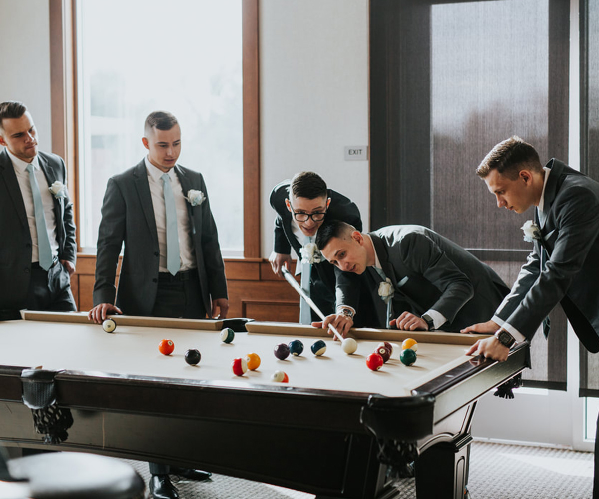 Union Brick in Roseville | Dressing Suite & Game Room