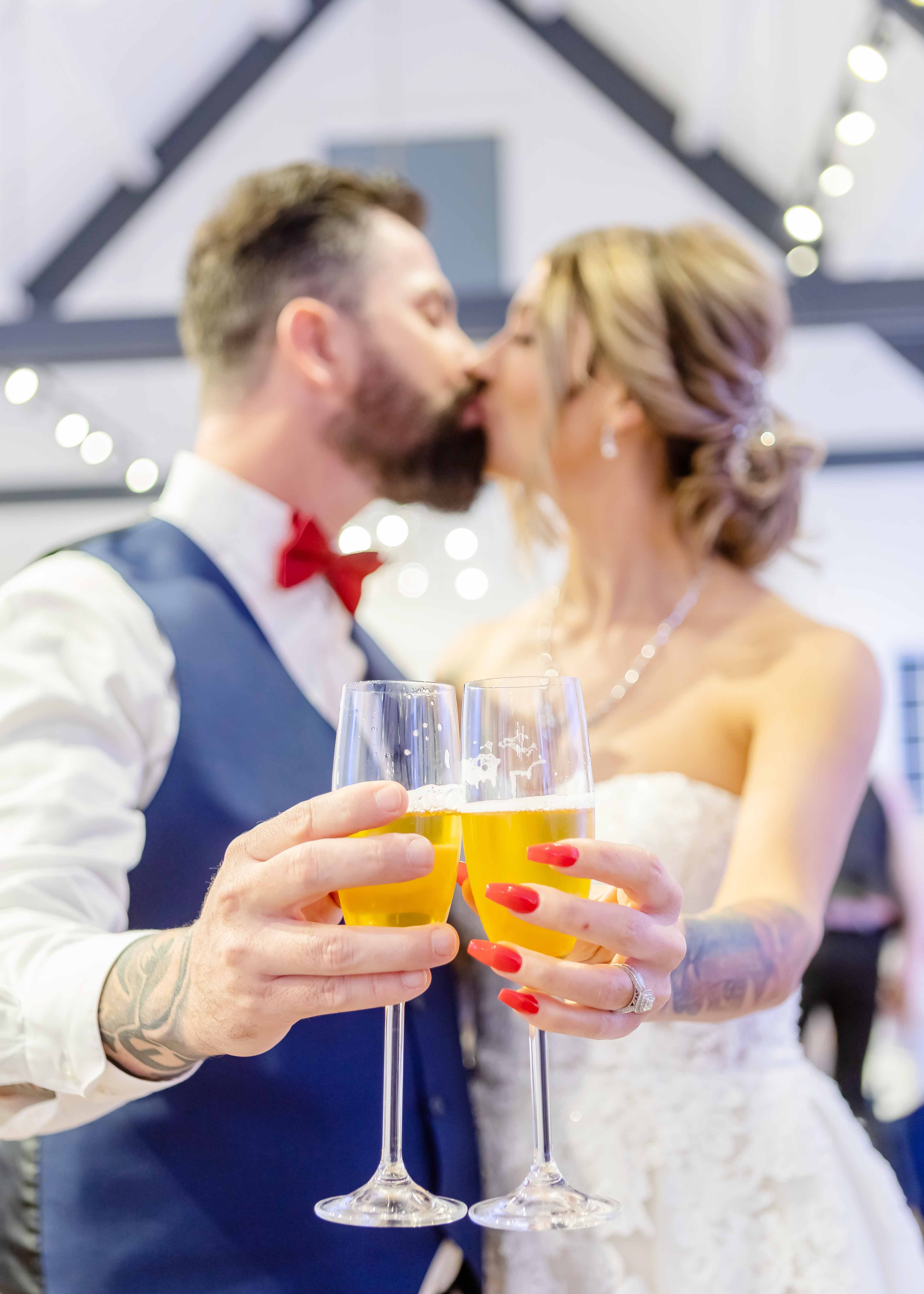 A Champagne & Cider Toast From The Sweet Newlyweds - Aaron & Lynnea's Wedding