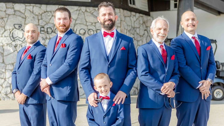 The Groomsmen - Aaron & Lynnea's Wedding at The Carlsbad Windmill