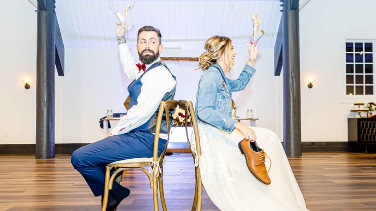 The Infamous Shoe Game at The Carlsbad Windmill - Aaron & Lynnea's Wedding