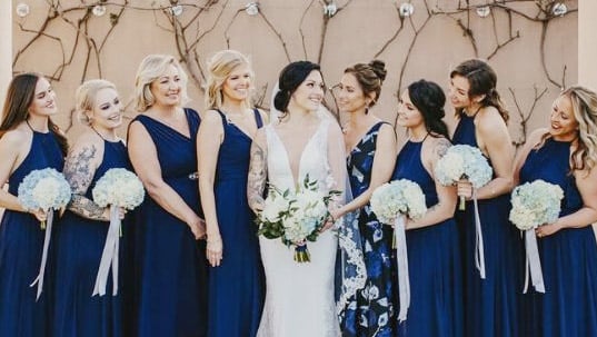 Stunning Bridal Party at Aliso Viejo by Wedgewood Weddings