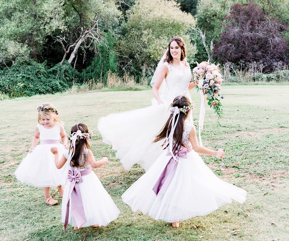 16-Redwood Canyon by Wedgewood Weddings-Garden-flowergirl