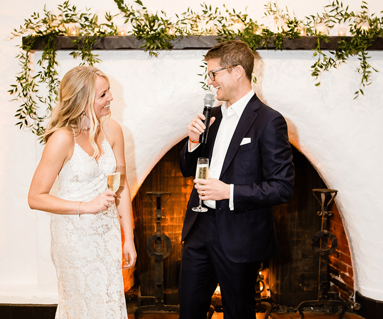 Couple at Officers Club by Wedgewood Weddings