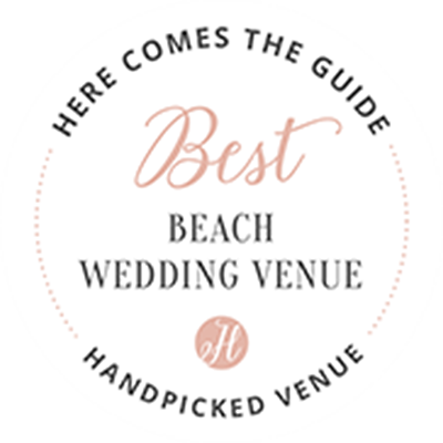 Best Beach Venue Award by Here Comes the Guide to Wedgewood Weddings 