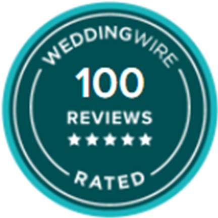 WeddingWire Rated 100 Reviews to Wedgewood Weddings 