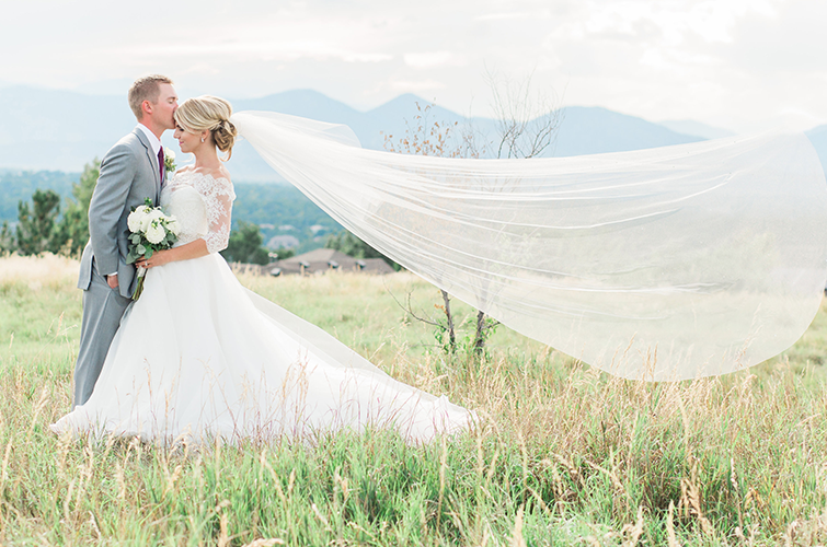 Frances and Brian who celebrated at our Ashley Ridge Wedding venue. Photo Credit: GenevieveHansenPhoto