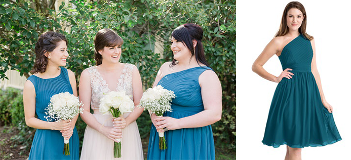 Azazie Blue Dress Bridesmaids