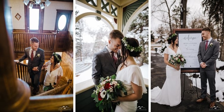 Bride & Groom - Tapestry House - LaPorte, Colorado - Larimer County - Wedgewood Weddings