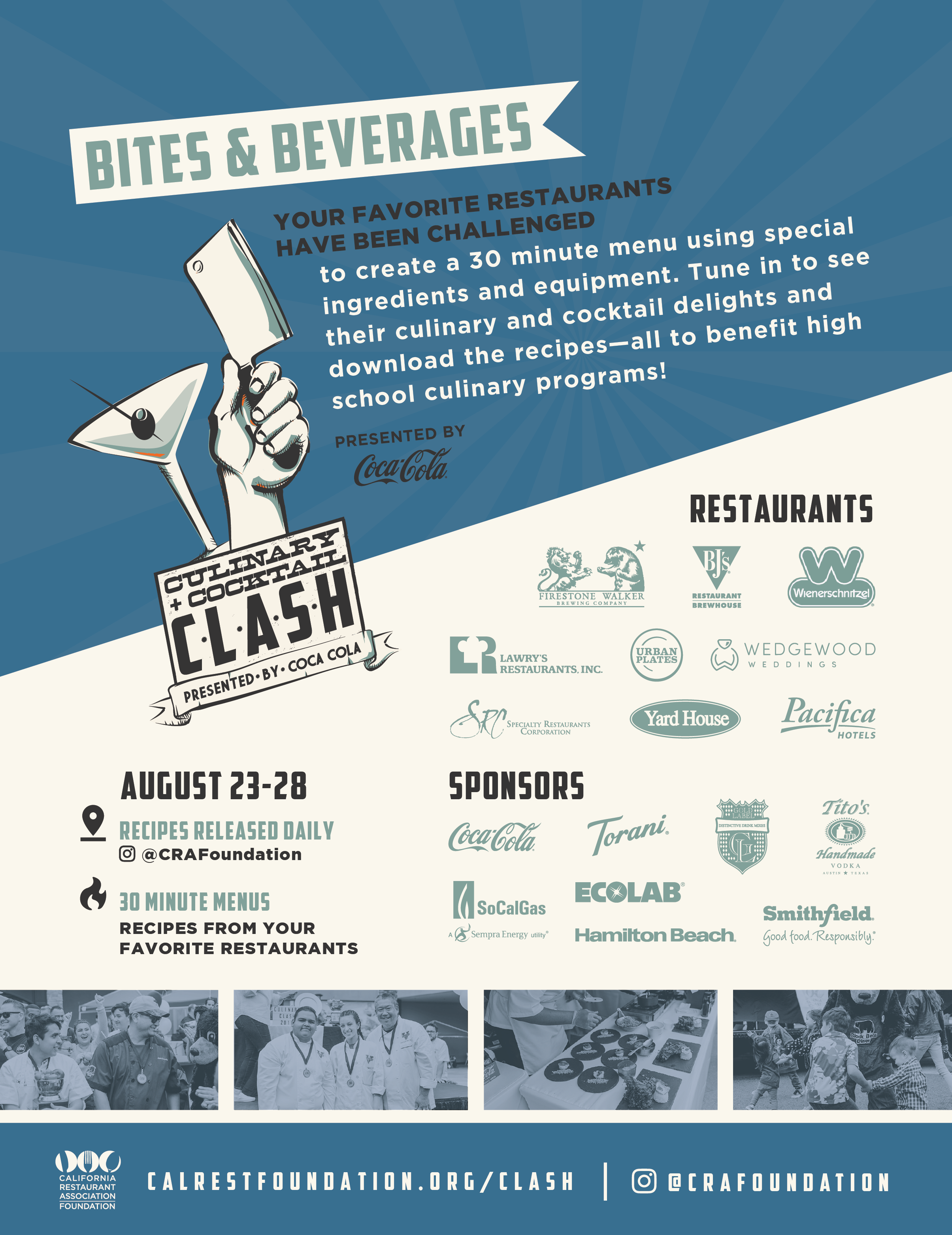 Virtual Culinary + Cocktail Clash Details