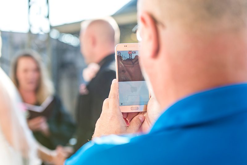 Facebook Live Wedding Streaming - Photo Credit = Janessa White