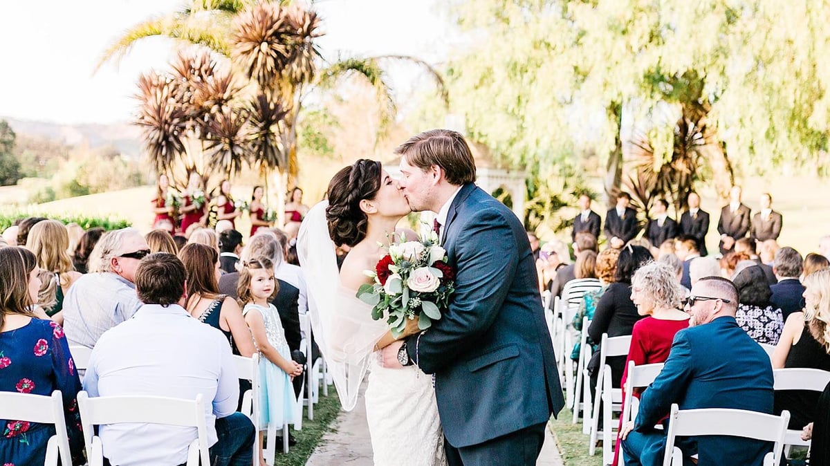 Beautiful Fall Wedding Ceremony in Ventura County