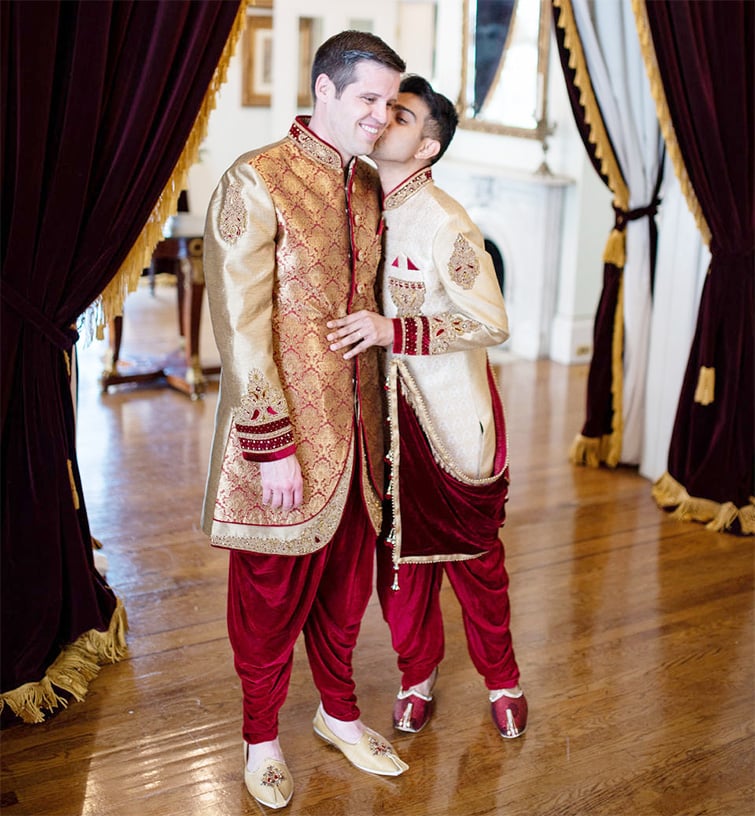 First look for Zach and Kharthik at Jefferson St Mansion by Wedgewood Weddings