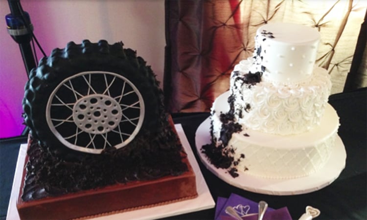 Gerber cake arrangement