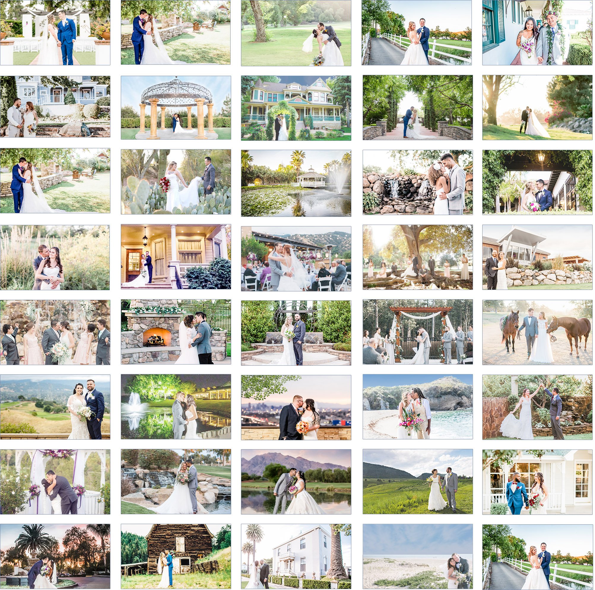 Votre lieu de mariage donne le ton, le thème et le style pour l'ensemble de vos noces !