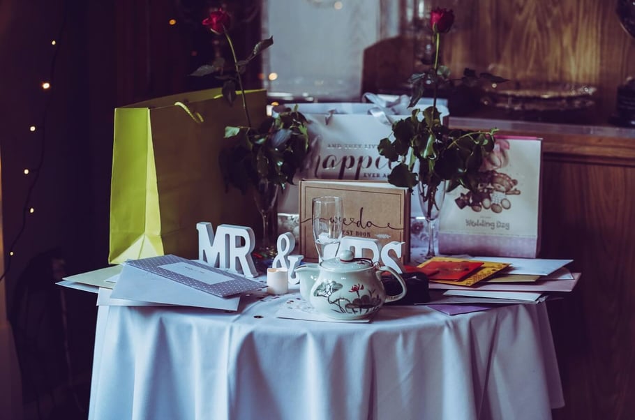 Moody tablescape