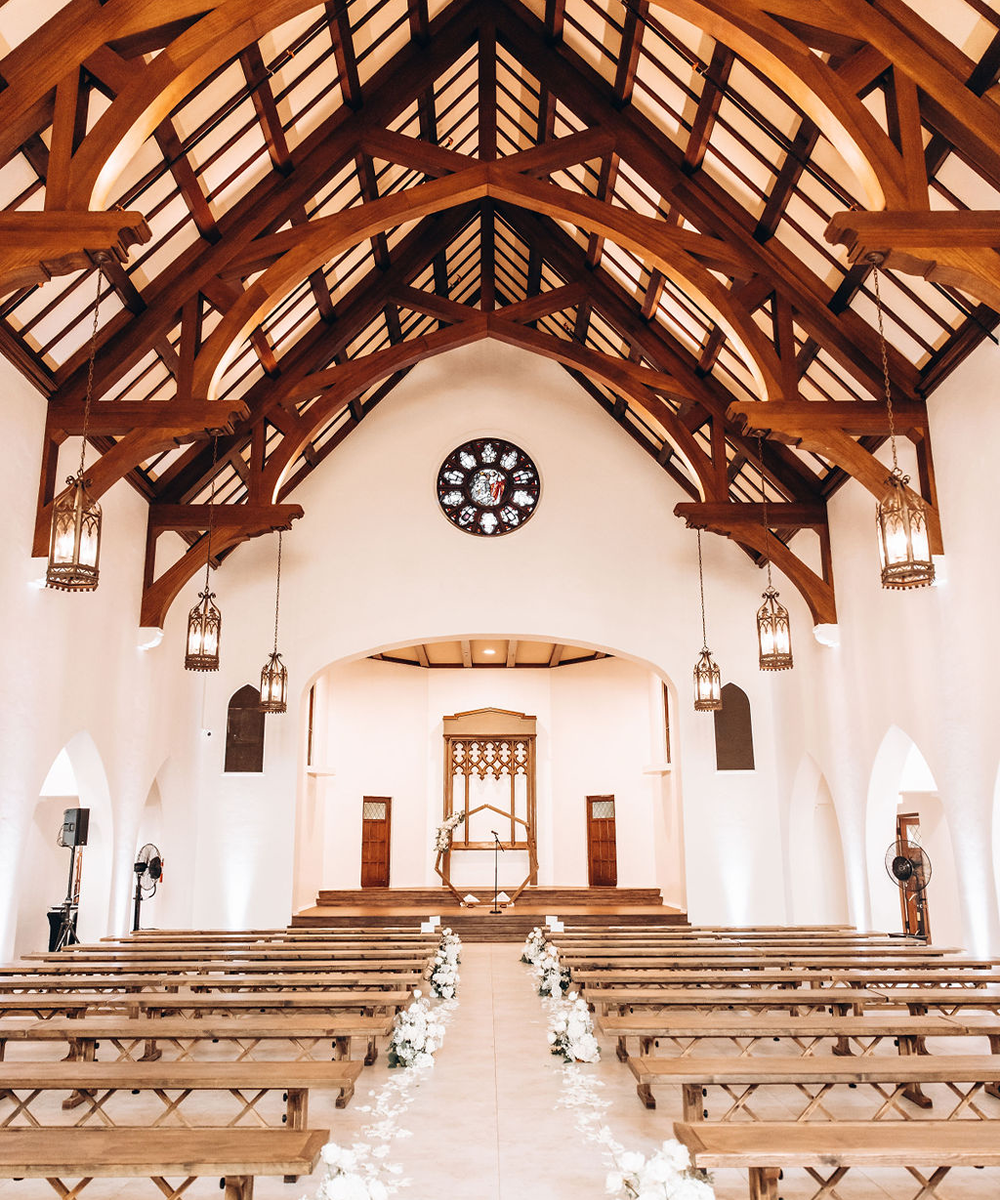 Interior of the chapel ceremony - The Sanctuary by Wedgewood Weddings