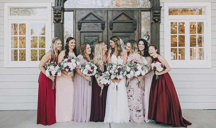 Katie and her crew at Lindsay Grove by Wedgewood Weddings