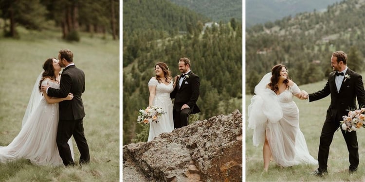 Stunning Private Vows: Romantic Creekside Summer Wedding at Boulder Creek