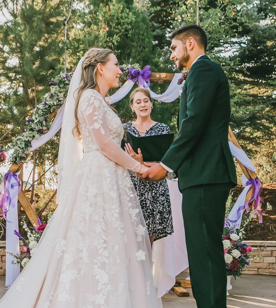 Emma & Austin Outdoor Ceremony at Ken Caryl Vista by Wedgewood Weddings