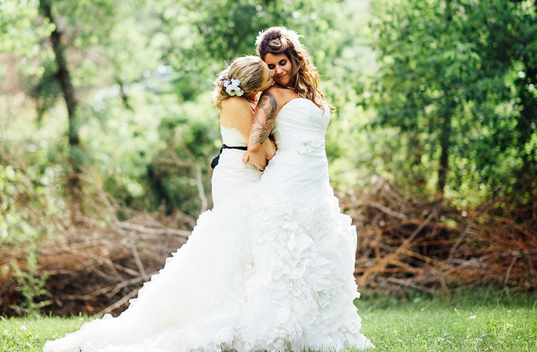 Gorgeous Lesbian Wedding - Wedgewood Weddings