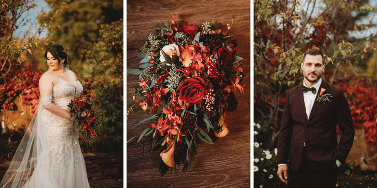 Charming Fall Details, Bride, Groom | Fall Wedding | Madison & Tyler's Wedding at Granite Rose