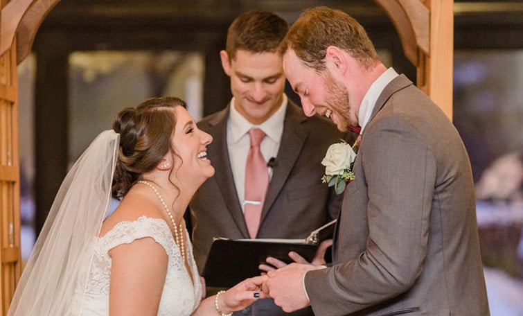 Mike and Megans Joyful Winter Wedding at Granite Rose by Wedgewood Weddings