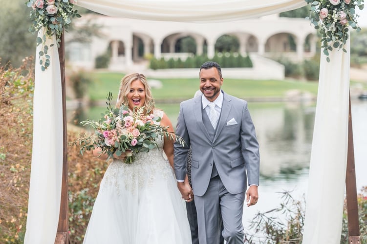 Beautiful Outdoor Ceremony at Ocotillo Oasis
