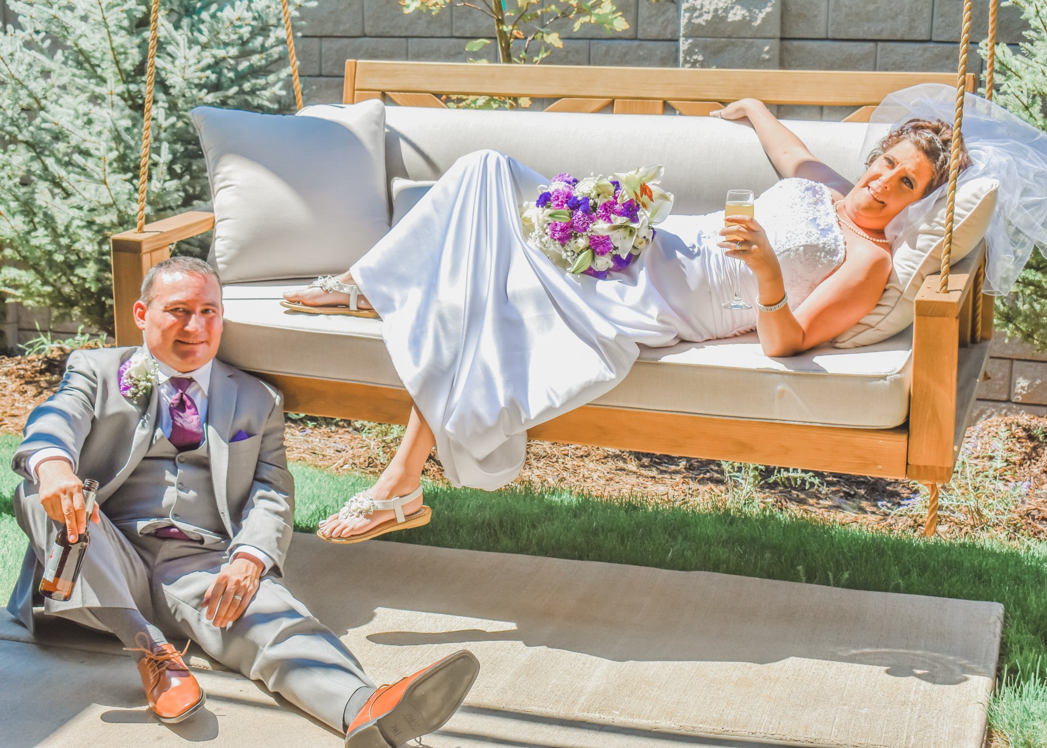 Ken Caryl Vista Happy Couple Enjoying The Bliss Of Their Day