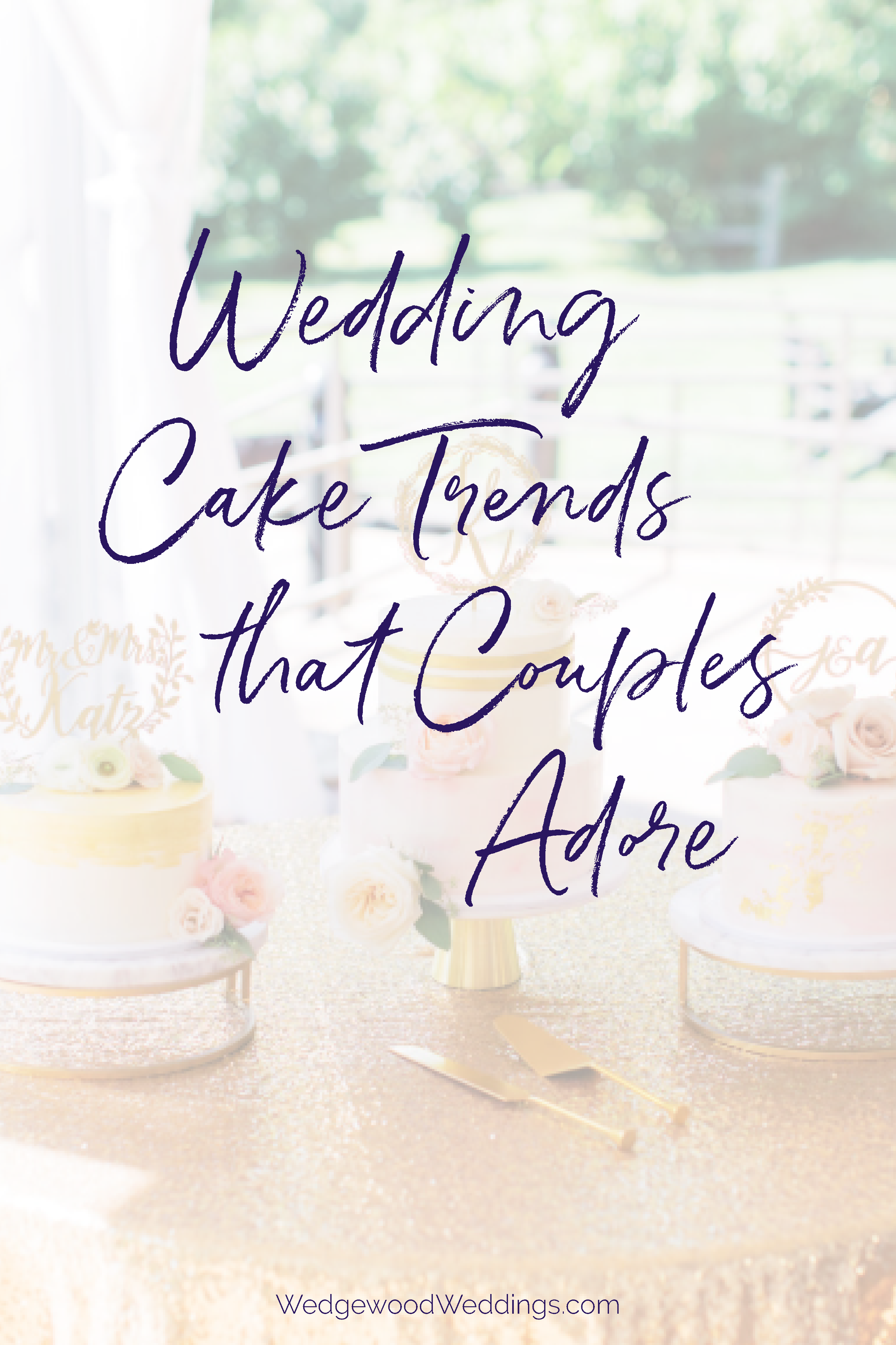 Wedding cake trends are exciting and fun. From frosting designs to various shapes to added accessories, there are a lot of elements that go into a cake's look. Fortunately, there are always a few options that will never go out of style. Refer to our guide of classic-style wedding cakes if 'tried and true' is more your vibe. 