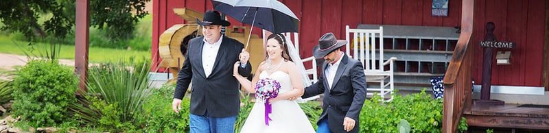 Rain or Shine it all works out with Wedgewood Weddings